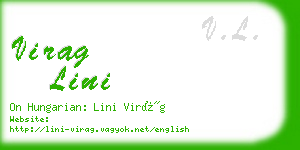 virag lini business card